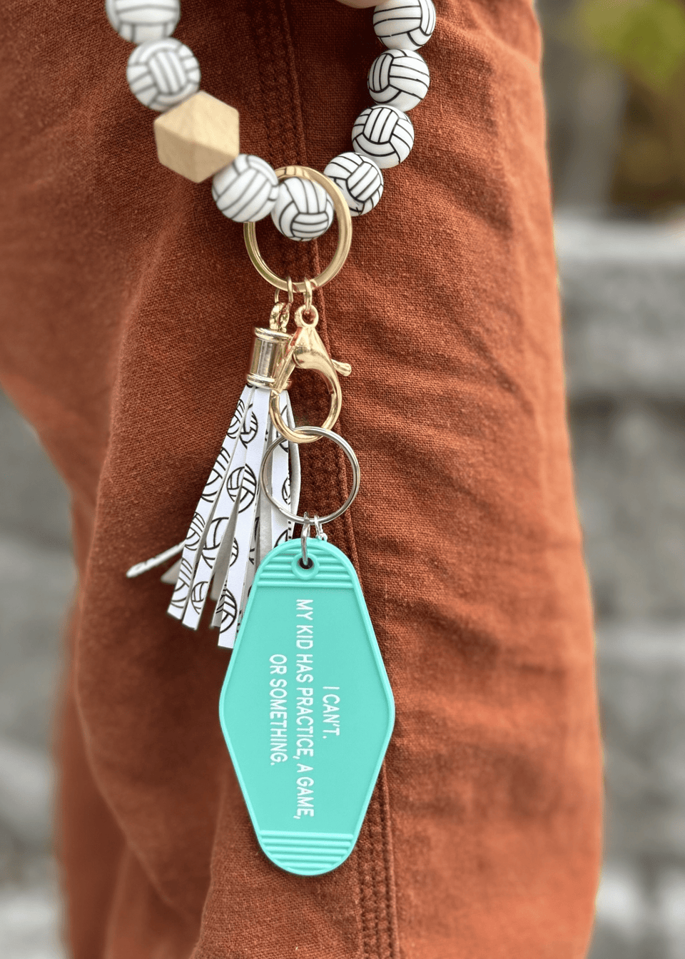 I can't my kid has practice keychain